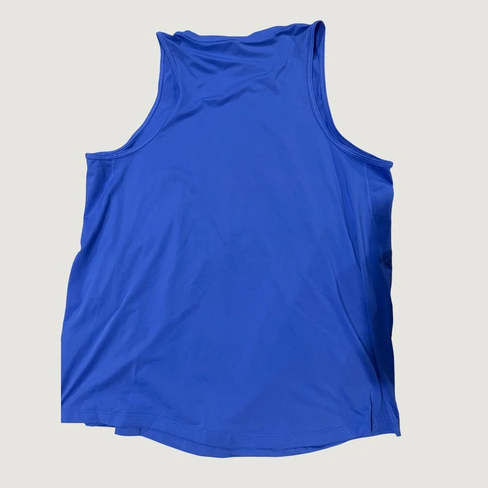 Nike One Dri-FIT Tank Top Sleeveless Women Size Medium  Blue Performance Shirt
